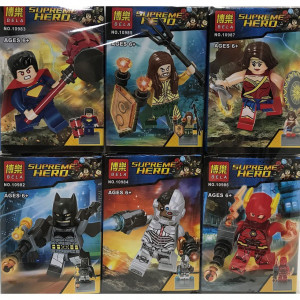 Набор 6 мини-конструкторов Supreme Heroes