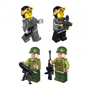 Конструктор Enlighten Combat Zones «Военная серия: Атака танка»