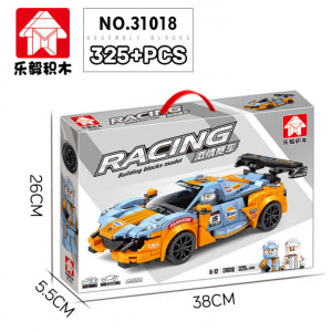 Конструктор Racing машина Nissan GTR: 325 деталей, 2 фигурки