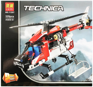 Конструктор Technica «Вертолёт спасателей» 2 в 1 Lari