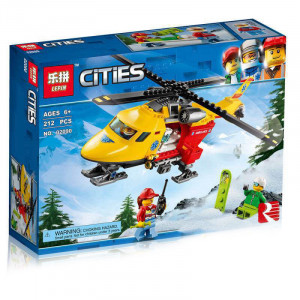Конструктор Сити Cities «Вертолёт скорой помощи»
