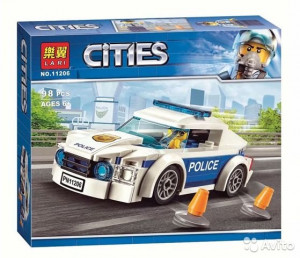 Конструктор Сити Cities «Автомобиль полицейского патруля» Lari 11206