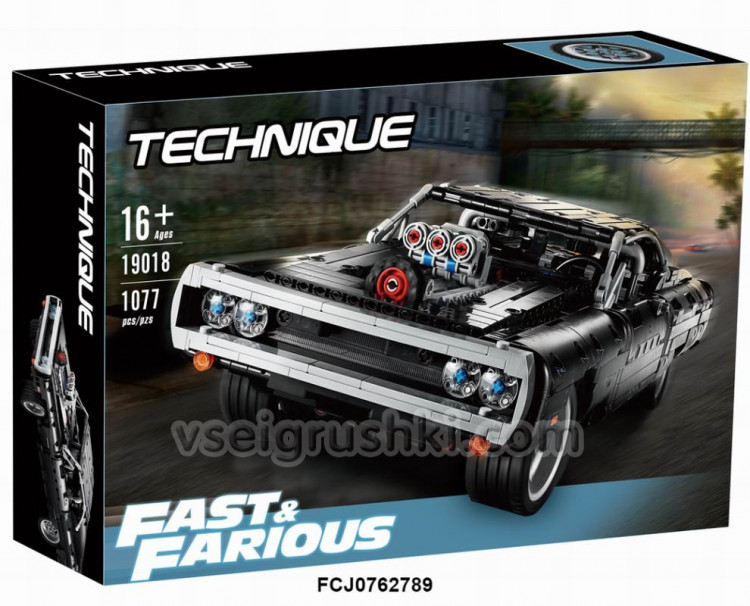 Конструктор Техника "Dodge Charger Доминика Торетто" купить с доставкой ...