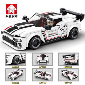 Конструктор Racing машина Dodge Charger: 365 деталей, 2 фигурки