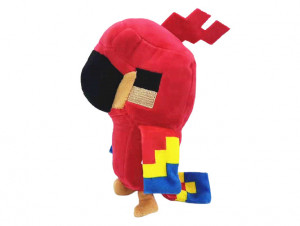 Мягкая игрушка Майнкрафт плюшевый Попугай Minecraft, 18 см