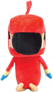 Мягкая игрушка Майнкрафт плюшевый Попугай Minecraft, 18 см