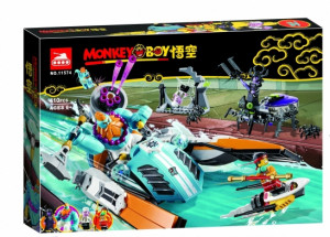 Конструктор Манки Кид Monkie Kid «Катер Сэнди»