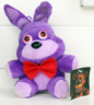 Мягкая игрушка «Пять ночей с Фредди» Бонни плюшевый кролик с брелковой прищепкой, 13 см