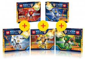 Набор из 5 конструкторов Nexo Knights Нексо Найтс «Боевые доспехи»