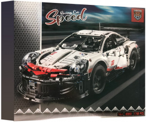 Конструктор Tigers «Porsche 911 RSR белая», 1768 деталей