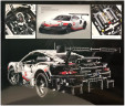 Конструктор Tigers «Porsche 911 RSR белая», 1768 деталей