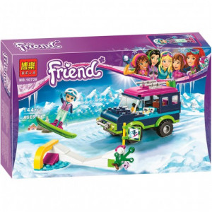 Конструктор Френдс Friends «Горнолыжный Курорт: Внедорожник»