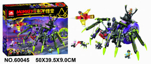 Конструктор Манки Кид Monkie Kid «Арахноидальная база Паучьей Королевы»