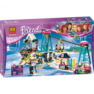 Конструктор Френдс Friends «Горнолыжный курорт 4 в 1»: набор из четырёх конструкторов