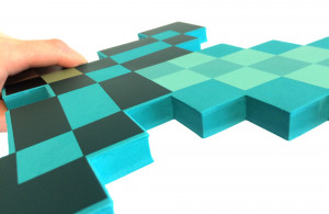 Алмазный меч (пенный наполнитель) Minecraft