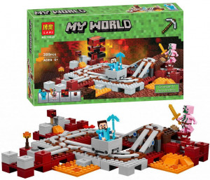 Конструктор Майнкрафт My World Minecraft «Подземная железная дорога»