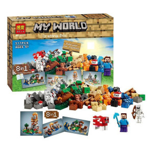 Конструктор Майнкрафт My World Minecraft «Верстак 8 в 1»
