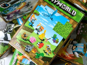 Набор 8 конструкторов Майнкрафт «Герои с питомцами»: 16 героев