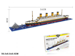 Конструктор Particles Blocks «Титаник с айсбергом», 56 см