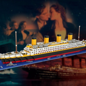 Конструктор Particles Blocks «Титаник с айсбергом», 56 см