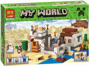 Конструктор Майнкрафт My World Minecraft «Пустынная станция»
