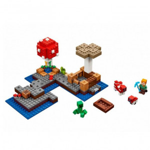 Конструктор Майнкрафт «Грибной остров»