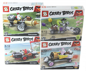 Набор конструкторов Энгри Бёрдс «Angry Birds», 4 в 1 #1