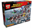 Конструктор Lepin Super Heroe «Дуэль воинов с сетями на мосту»
