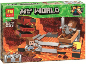 Конструктор Майнкрафт My World «Лавовый куб»