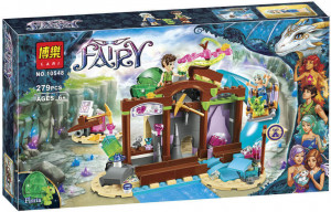 Конструктор Elves «Кристальная шахта и дракончик" + 2 минифигурки