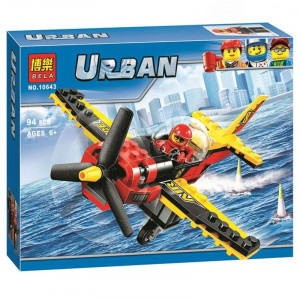 Конструктор Сити Urban «Гоночный самолёт»