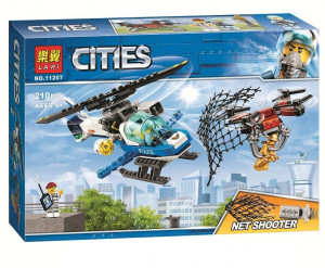 Конструктор Lari «Воздушная полиция: погоня дронов»