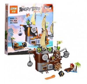 Конструктор Энгри Бёрдс Angry Birds «Пиратский корабль свинок»