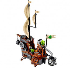 Конструктор Энгри Бёрдс Angry Birds «Пиратский корабль свинок»