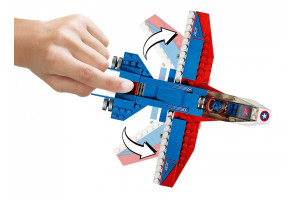 Конструктор BELA Супер герои «Воздушная погоня Капитана Америка»