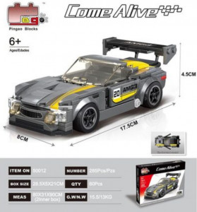 Конструктор Come Alive «SportCar гоночный Мерседес AMG серый»