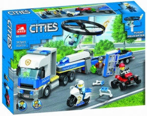 Конструктор «Полицейский вертолетный транспорт»