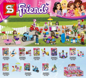 Конструктор Френдс Friends 8 персонажей