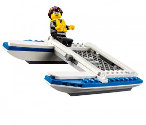 Конструктор Сити Cities «Внедорожник с прицепом для катамарана»