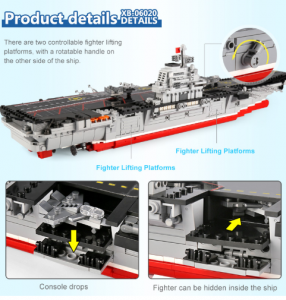 Конструктор Xingbao Aircraft Ship «Китайский авианосец 001A»