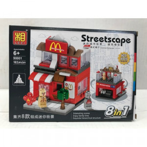 Конструктор Streetscape «Городской пейзаж»#2 :набор из 4 мини конструкторов