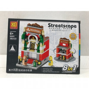 Конструктор Streetscape «Городской пейзаж»#2 :набор из 4 мини конструкторов