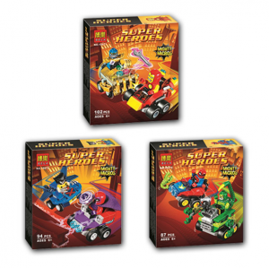 Конструктор Супер герои Marvel Набор из 3 видов