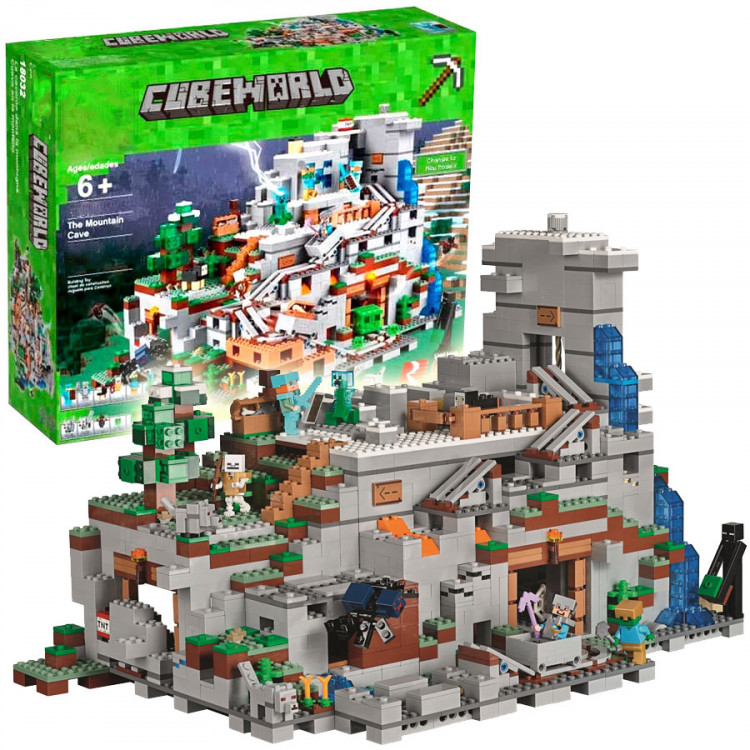 Lego minecraft montaña clearance