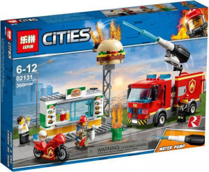 Конструктор Сити Cities «Пожар в бургер-кафе»