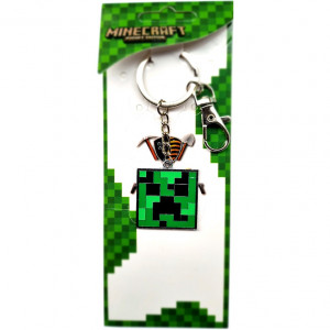 Брелок Майнкрафт Крипер из металла