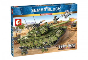 Конструктор Sembo Block «Основной боевой танк Type 99А»