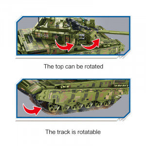 Конструктор Sembo Block «Основной боевой танк Type 99А»