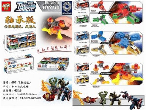 Конструктор - спинер «Супер герои» (в ассортименте)