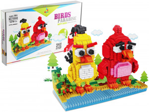 Конструктор Энгри Бёрдс Angry Birds «Ред и Чак», 1278 маленьких деталей 14+
